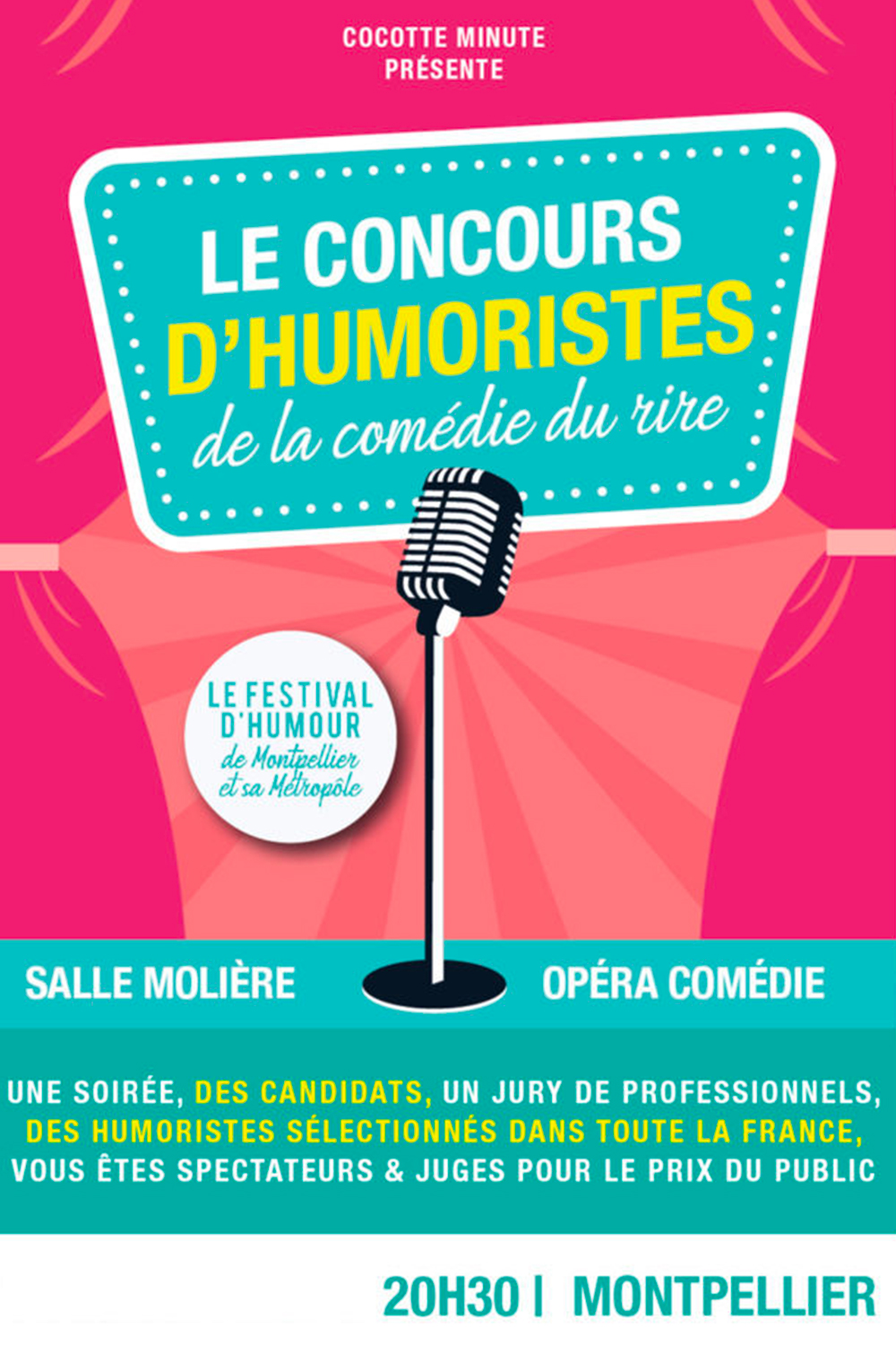 Concours humoristes festival Humour Montpellier